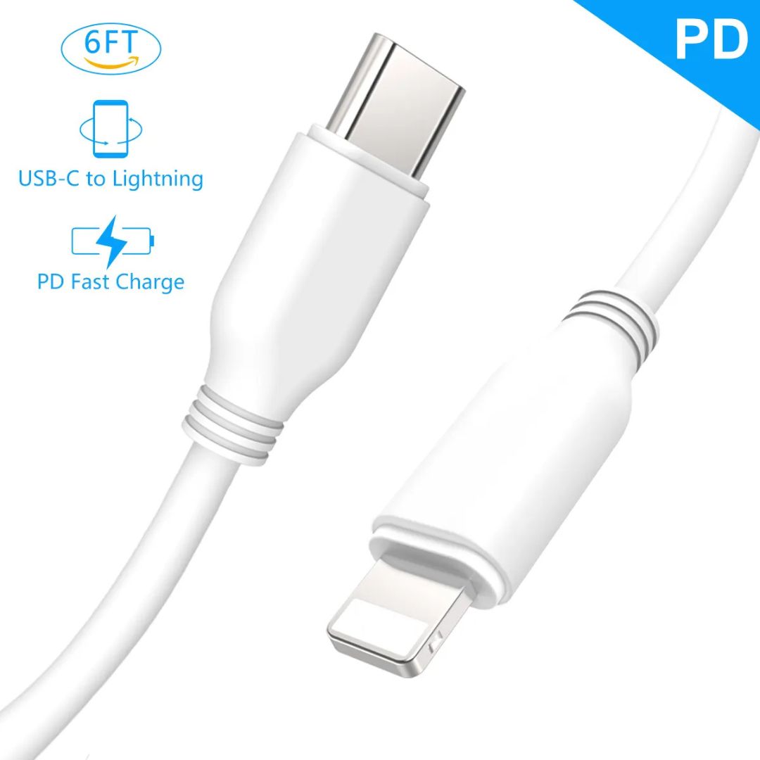 Cargador USB-C - Cable Tipo C a C, Carga Rapida, Potencia Adaptador 35w, Cable 60w, Compatible con iPhone y Android