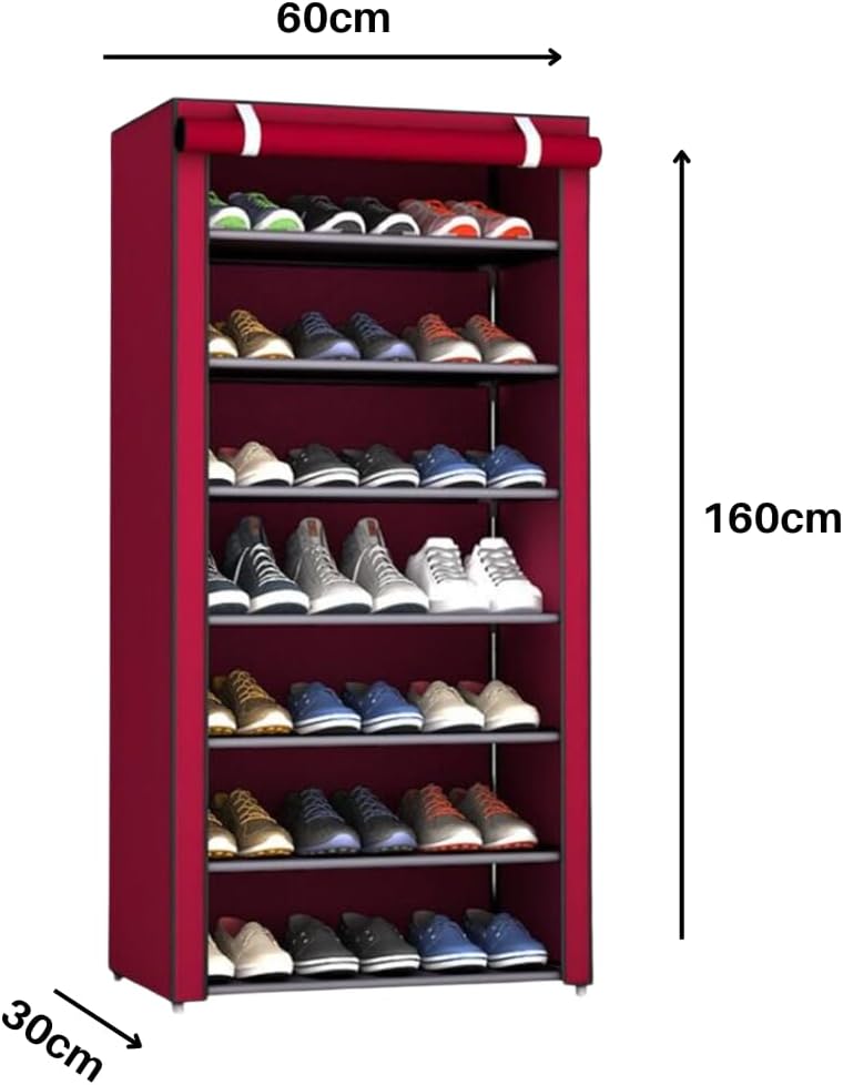 Zapatero de Tela con Cubierta 9 niveles