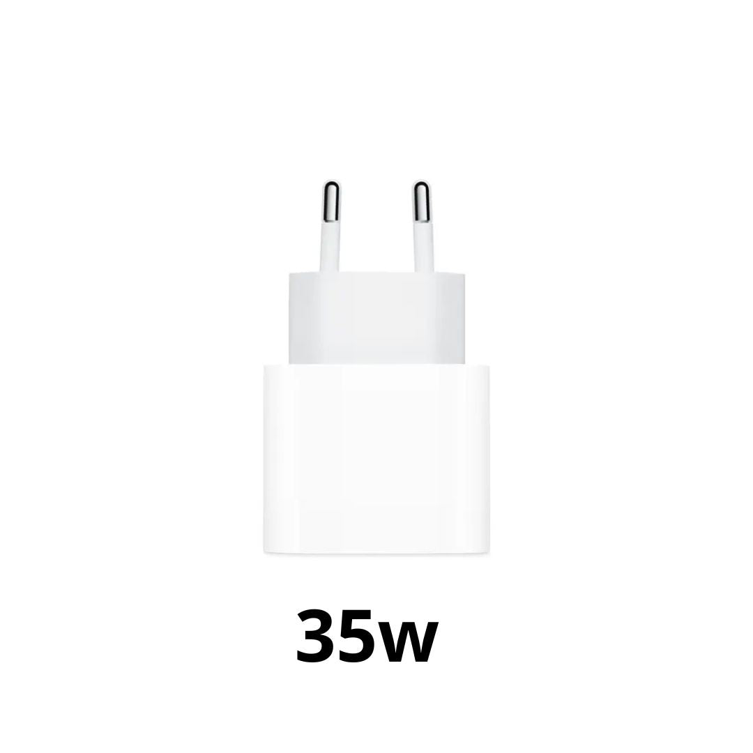Cargador USB-C - Cable Tipo C a C, Carga Rapida, Potencia Adaptador 35w, Cable 60w, Compatible con iPhone y Android