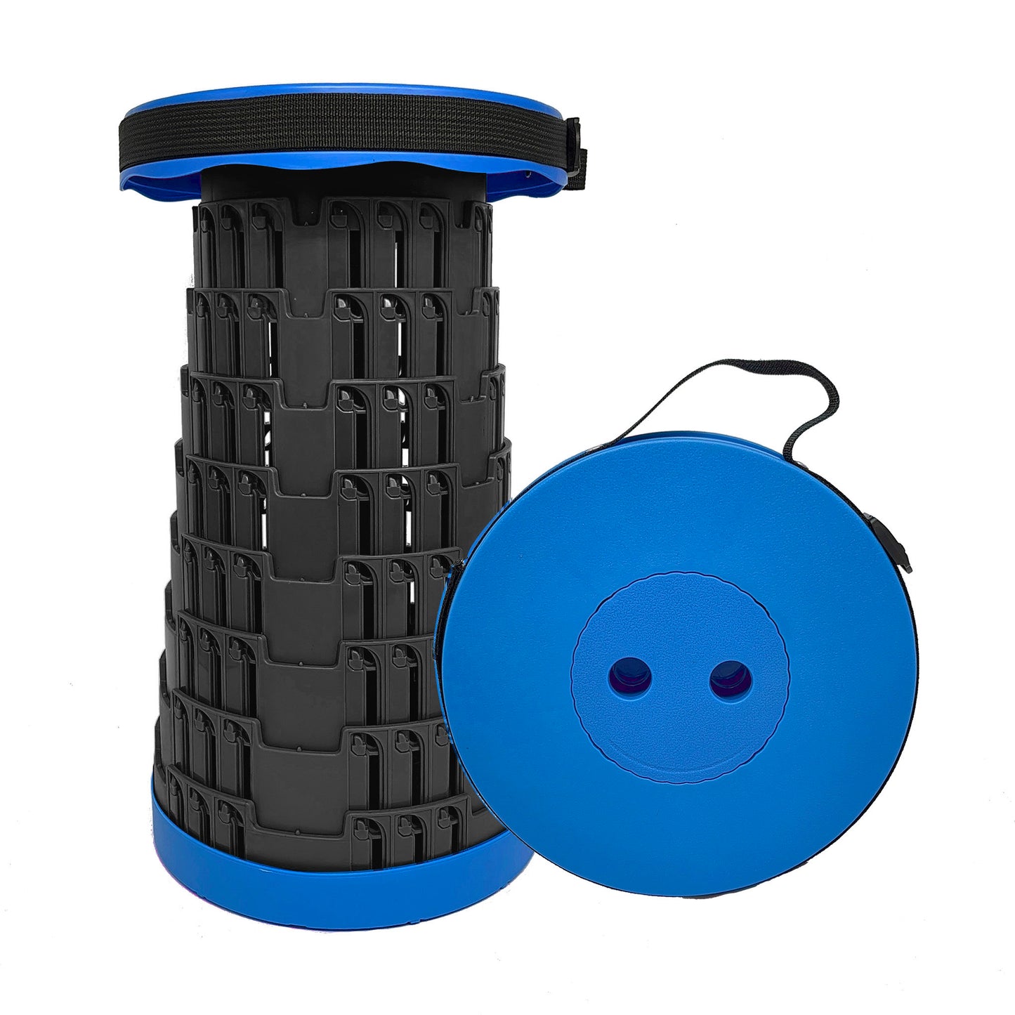 Taburete plegable, hasta 45 cm. de altura y 250 Kg de carga