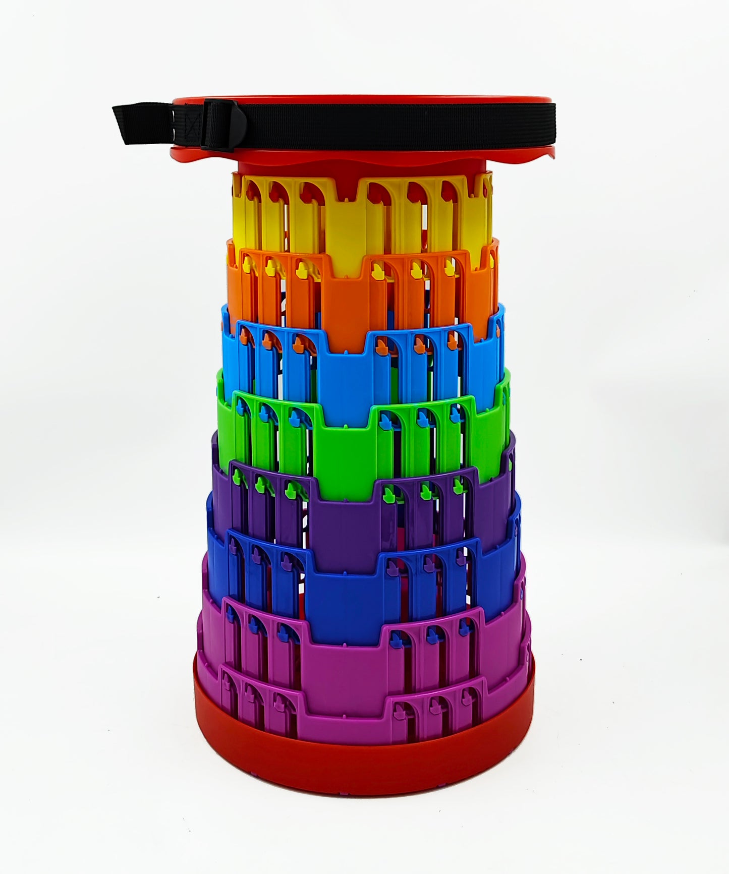 Taburete plegable, hasta 45 cm. de altura y 250 Kg de carga