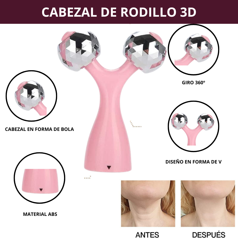 Pack Masajeador Facial Vibrante 3 en 1